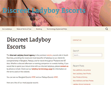 Tablet Screenshot of ladyboy-escort.com